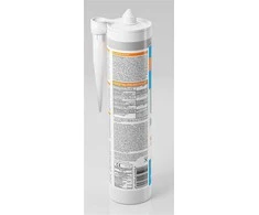 Sanitarinis silikoninis hermetikas KNAUF ZEMENTGRAU, pilka sp., 300 ml