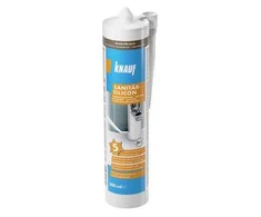 Knauf Sanitarinis silikoninis hermetikas DUNKELBRAUN, ruda sp., 300 ml