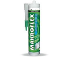 Sanitarinis silikonas MAKROFLEX SX (BESPALVIS)