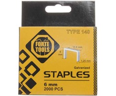 Segtukų kabės Forte Tools 1006HD, 10.8 mm x 1.25 mm, 2000 vnt.