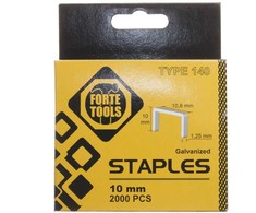 Segtukų kabės Forte Tools 1010HD, 10.8 mm x 1.25 mm, 2000 vnt.