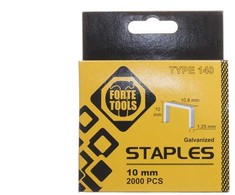 Segtukų kabės Forte Tools 1010HD, 10.8 mm x 1.25 mm, 2000 vnt.