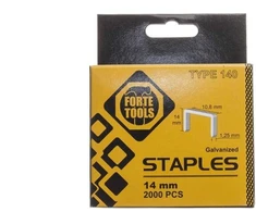 Segtukų kabės Forte Tools 1014HD, 10.8 mm x 1.25 mm, 2000 vnt.