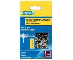 Aliuminės kniedės Rapid 4.8 x 14 mm, 300 vnt
