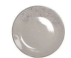 Šķīvis deserta Domoletti Speckle Brown, DIA 19.5 cm, brūna krās.