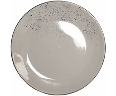 Šķīvis deserta Domoletti Speckle Brown, DIA 19.5 cm, brūna krās.