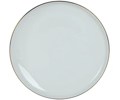 Domoletti LĖKŠTĖ SU AUKSINIU KRAŠTU BALTA 26 CM