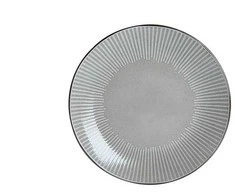 Domoletti LĖKŠTĖS SPAUDOS PAPLOTĖLIS SU RUDU KRAŠTU 27CM