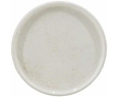Vakarienės lėkštė Domoletti Glamour, SKERSMENS 25,3 cm, balta