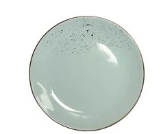 Domoletti SALAD PLATE WITH SPECKLE MINT 19.5CM