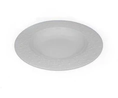 Šķīvis zupas Domoletti Essence, DIA 25.5 cm, balta krās.