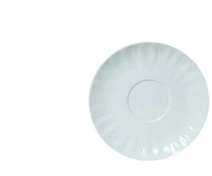 Deserto lėkštės Domoletti Gėlių raštas, SKERSMENIS 14 cm, baltos spalvos.