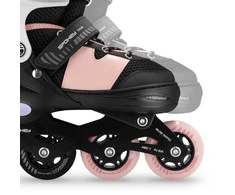 Riedučiai Spokey Trixie 944676. juodi/rožiniai. 31-34