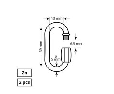 Haushalt Metz FAST CONNECTOR 5 MM ZN 2DD