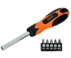 Grąžtas Atsuktuvas su antgaliais FASTER TOOLS