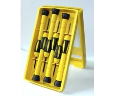 Modeco Laikrodžių atsuktuvų komplektas: Flat, Torx ir Philips, 6 vnt. - MN-10-208