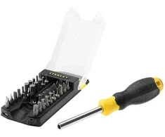 Grąžtas Atsuktuvas Stanley Multibit Screwdriver Set, 22.8 cm, 34 vnt.