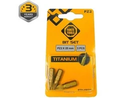 Forte_Tools Atsuktuvų antgaliai Forte Tools PZ2, 25 mm, 3 vnt