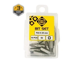 Forte_Tools Atsuktuvų antgaliai Forte Tools PZ2, 25 mm, 10 vnt