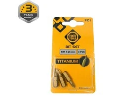 Forte_Tools Atsuktuvų antgaliai Forte Tools PZ1, 25 mm, 3 vnt