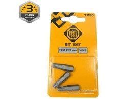 Forte_Tools Atsuktuvų antgaliai Forte Tools TX30, 25 mm, 3 vnt