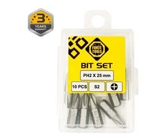 Grąžtas Forte Tools Forte Atsuktuvo antgalis PH2x25mm 10 vnt.