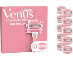 Skustuvo moterims Gillette Venus ComfortGlide Spa Breeze keičiamos galvutės, 10 vnt.