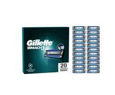 Skustuvo vyrams galvutės Gillette Mach3, 20 vnt.