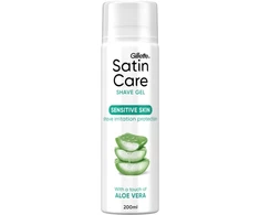 Skutimosi želė Gillette Satin Care Sensitive Aloe Vera Glide, 200 ml