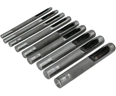 Skylių pramušėjų rinkinys, FASTER TOOLS, 9 vnt.