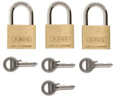 Spyna Abus 60/40 Triples C, žalvario sp., 60 mm x 40 mm