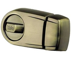Spyna, mechaninė su raktu Yale, žalvarinė