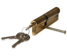Haushalt Spynos cilindras, 70 mm, 30×40 mm, padengtas žalvariu