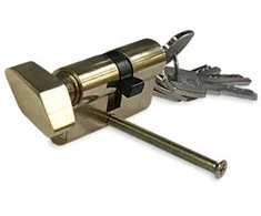 Haushalt Spynos cilindras 67DEE 70, europietiško stiliaus, DIN, standartinis, 70 mm, žalvarinis