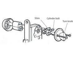 Spynos cilindras Valnes E701 13, 32 mm, chromuotas