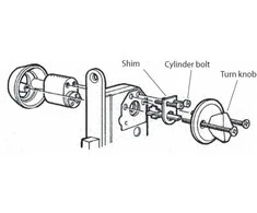 Spynos cilindras Valnes E701 13, 32 mm, chromuotas