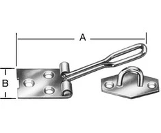 0580415 DURŲ SKLASTIS 100X30MM CINK VORMANN