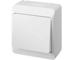 Perjungiklis Elektro-Plast Hermes 0331-02, baltos sp.