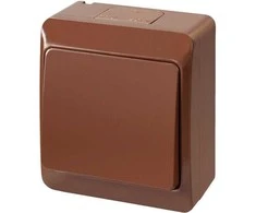 Perjungiklis Elektro-Plast Hermes 0331-06, rudos sp.