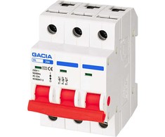 Jungiklis Gacia DL1253P025, 3P, D, 2kA, 25 A
