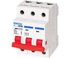 Jungiklis Gacia DL1253P100, 3P, D, 4kA, 100 A