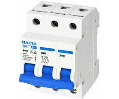 Jungiklis Gacia SB6L3PB10, 3P, B, 6kA, 10 A