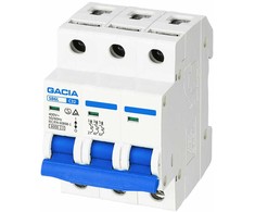 Gacia automatinis jungiklis SB6L3PC32, 3P, C, 6kA, 32 A
