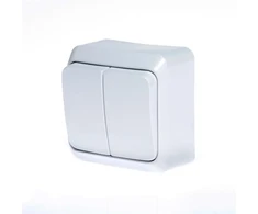 Slēdzis Schneider Electric Prima, 2 kl, balta