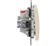 Schneider Electric SCHNEIDERE laiptų jungtis Schneider Sedna Design SDD112106 smėlio spalvos dizainas ir elementai