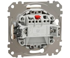 Schneider Electric SCHNEIDERE Vienpolis jungiklis Schneider Sedna Design SDD112101 smėlio spalvos dizainas ir elementai