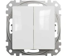 Jungiklis SCHNEIDER SEDNA DESIGN, 2 klav., baltos spalvos
