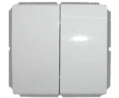 Jungiklis VILMA STANDARD ST 150, 2 klavišų, su pašvietimu, be rėmelio, baltas