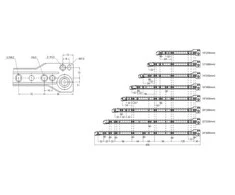 Haushalt Memorysolution Bėgiko čiuožyklos FGV 500 mm baltos 2 vnt.