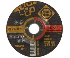 Forte_Tools Šlifavimo diskas Forte tools, 125x6.5x22.23 mm